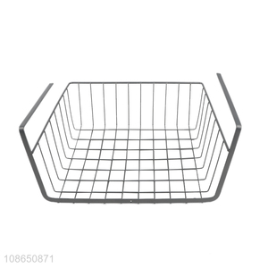 Good quality under cabinet metal wire storage basket organizer for kitchen