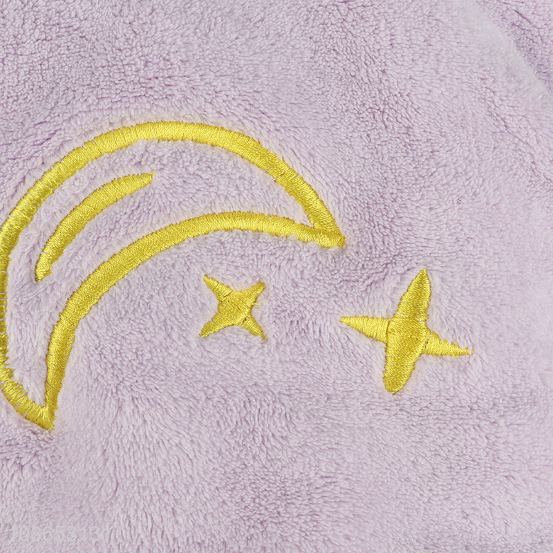 Custom logo adjustable microfiber hair drying towel wrap for women