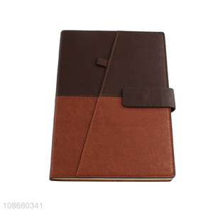 New products pu leather hardcover notebook diary book for stationery