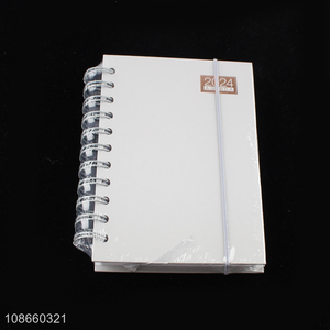 Latest design hardcover school office diary book coil notebook for sale