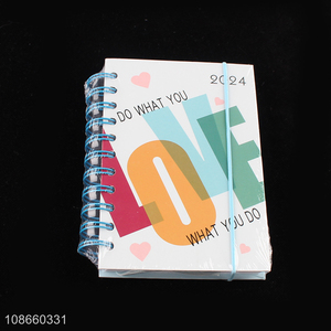 China wholesale school office writing paper coil notebook diary book