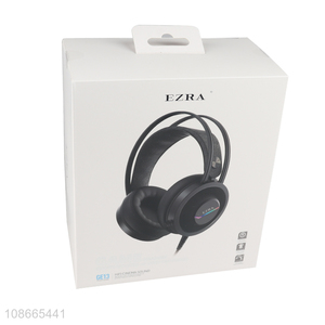 Good quality computer wired headsets gaming stereo headset for sale