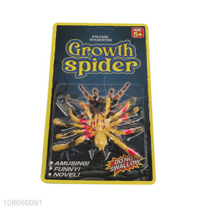Hot sale simulation water growth expansion mini spider toys