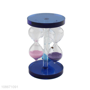 New product plastic frame glass hourglass sand timer sand clock