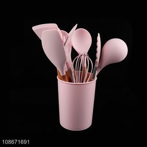 China factory 12pcs home restaurant nylon kitchen utensils set for sale