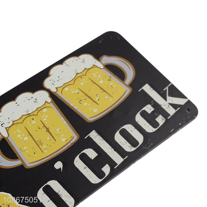 Best selling bar tin plaque sign metal sign art wall decoration