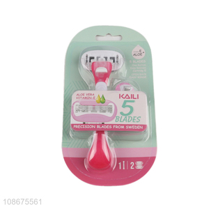 China factory 5blades body hair removal ladies <em>razor</em> for personal care