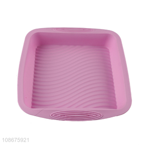 Hot selling square heat resistant silicone chiffon cake molds