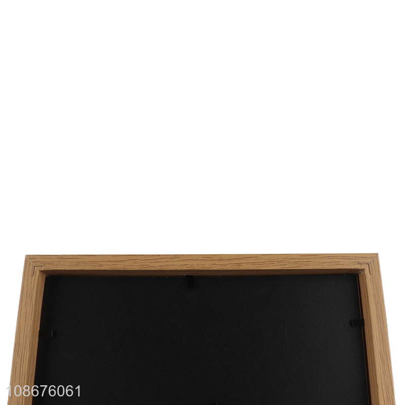 Factory Price MDF Picture Frame Wood Grain Standing Photo Frame