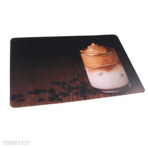 Hot sale heat resistant anti-slip pvc placemat for restaurant cafe