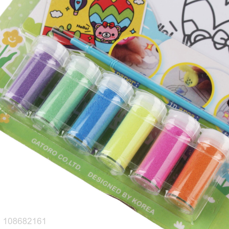New products children diy coloring glitter art painting toys for sale