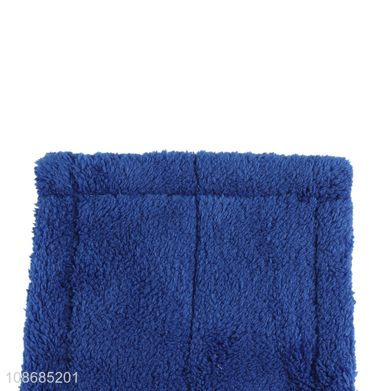 Good quality wet and dry use flat mop head replacement mop pads