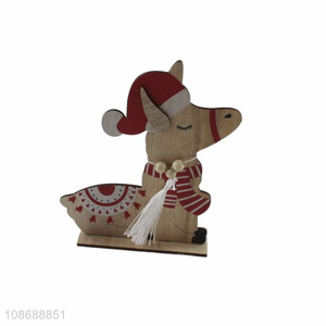 Online wholesale wooden <em>Christmas</em> figurine statue tabletop Xmas <em>decorations</em>