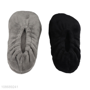 Good quality warm plush slipper shoes indoor house slippers for women