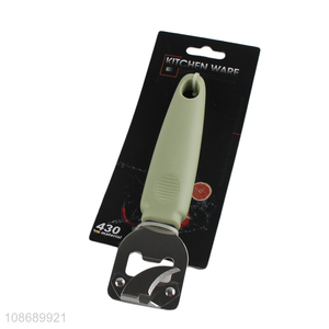 Top selling stainless steel <em>cans</em> opener bottle opener with pp handle