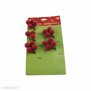 Latest products red berry pick artificial <em>christmas</em> picks for sale