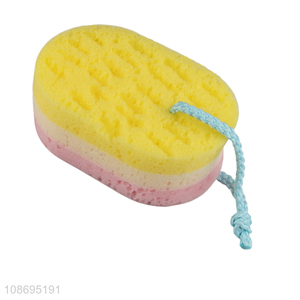Online wholesale skin-friendly bath shower sponge for exfoliating