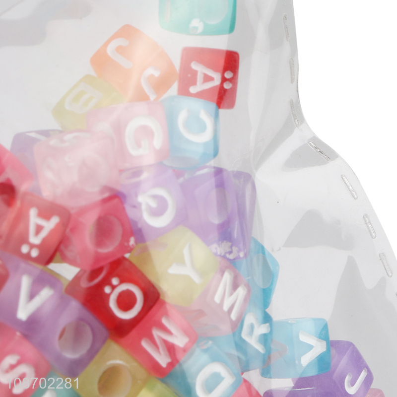 Popular product candy colored letter beads DIY bracelet making kit
