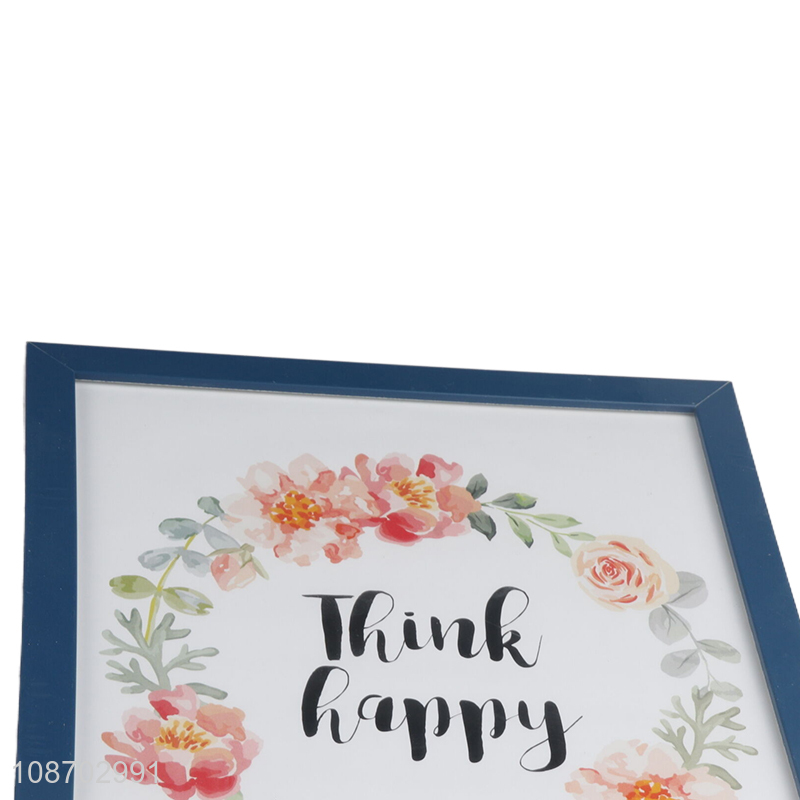 Yiwu market rectangle tabletop decoration family photo frame for home