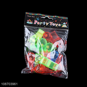 Best sale plastic adult children party games whistle set wholesale