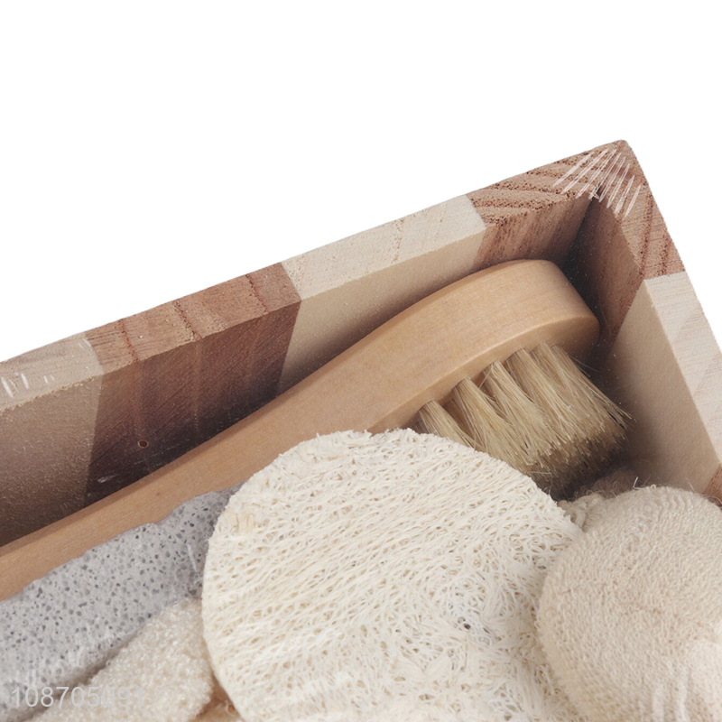 Top selling skin care bath brush bath towel set bath gifts set wholesale