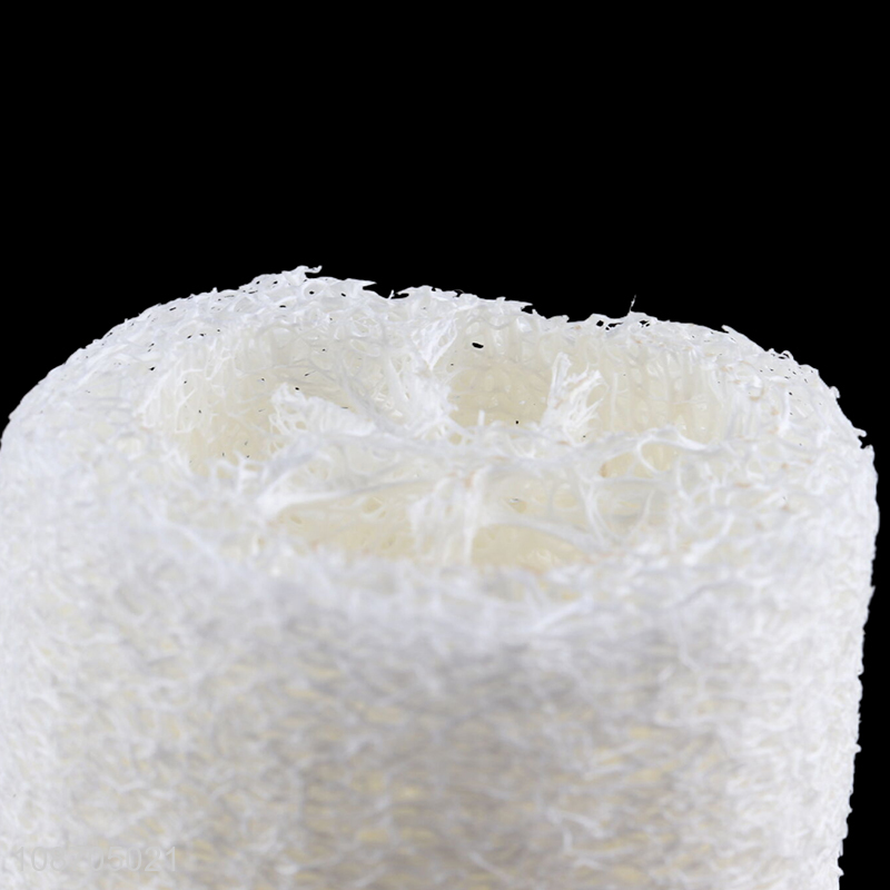 Factory supply exfoliating bath sponge bath brush with long handle