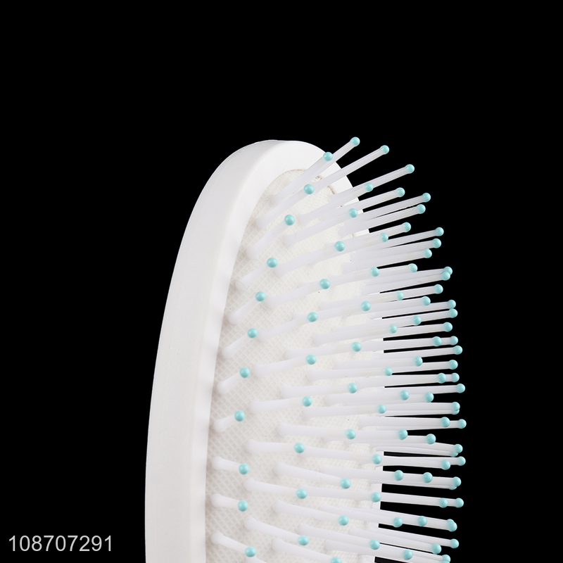 Wholesale wooden handle airbag massage comb hair brush for thick hair