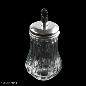 Good price glass kitchen gadget condiment bottle with lid