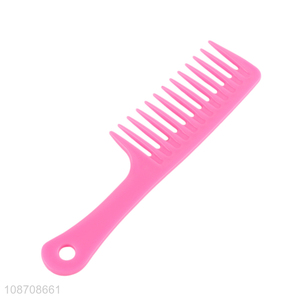 Hot items plastic wide tooth hair comb hair <em>brush</em> for sale
