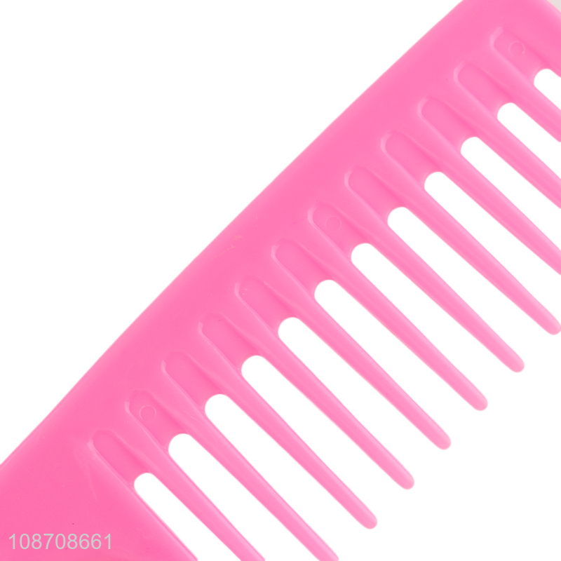 Hot items plastic wide tooth hair comb hair brush for sale