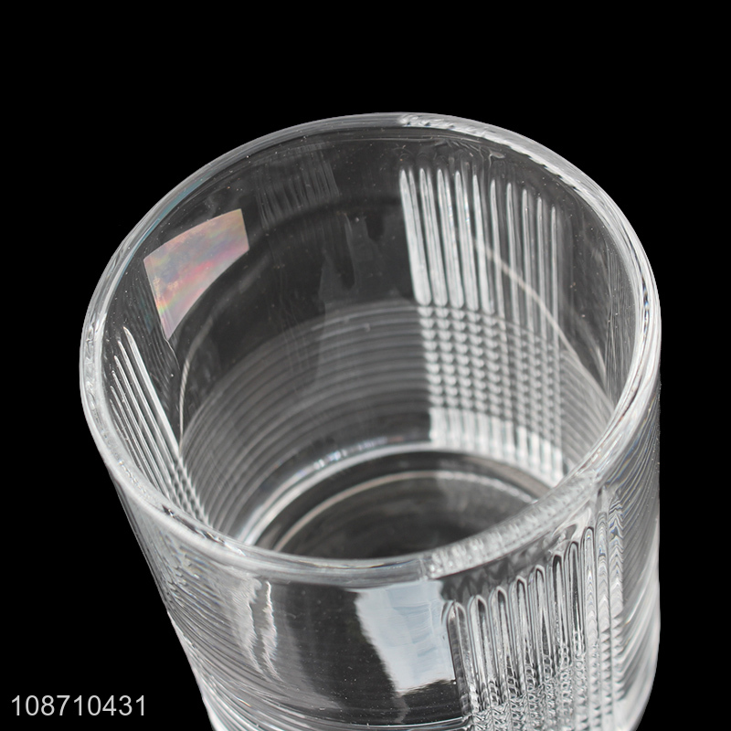 Wholesale 285ml clear glass cup whiskey glasses beer tumbler barware