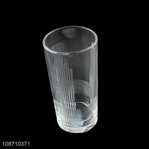 Wholesale 405ml clear glass beer mug whiskey glasses water tumbler