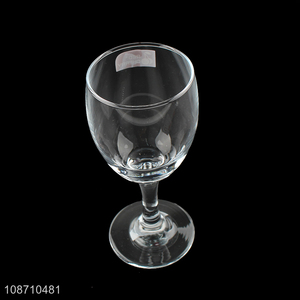 Good price 180ml glass wine goblet wine glasses for home and bar