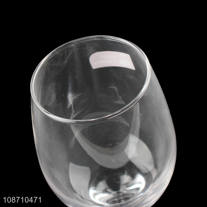 High quality 330ml classic glass wine goblet champagne glasses