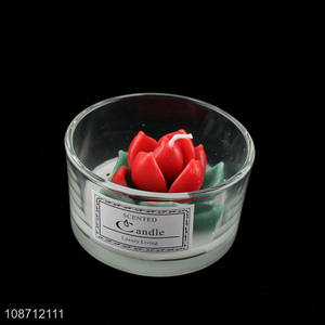 Wholesale scented candle <em>fragrance</em> candle <em>aromatherapy</em> candle in glass jar