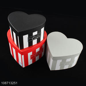 Popular product heart shape flower box gift box present packing box