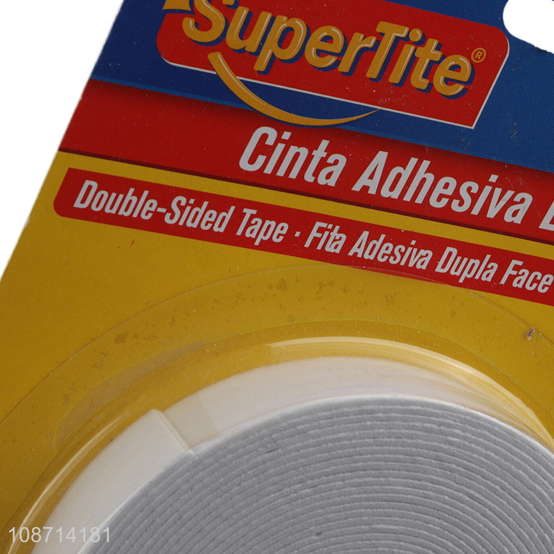 High quality 5m PE foam tape multi-purpose adhesive double-sided tape