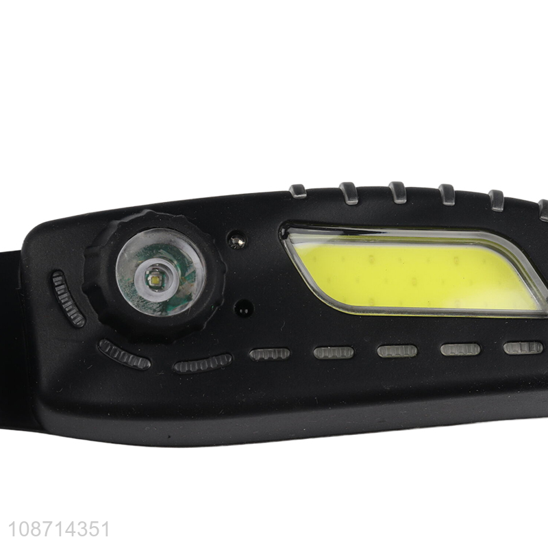 Wholesale 3.7V 1XPE+16COB White Light +5COB Red Light Sensor Headlamp (including 400mah 14500 lithium battery)