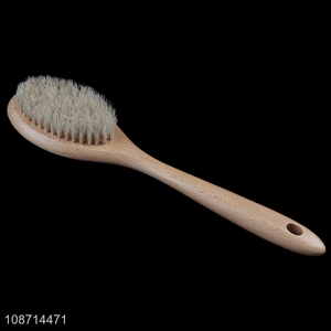 Wholesale natural bristle bath <em>brush</em> with long handle for adults