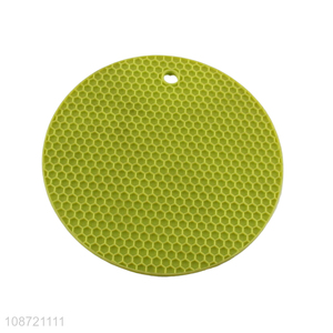 Top products round silicone anti-slip heat-resistant mat place mat