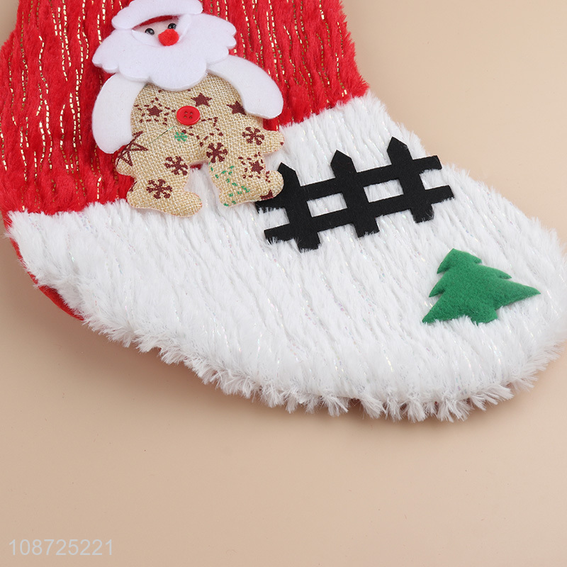 Latest design christmas tree hanging christmas stocking for home décor