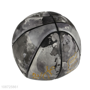 High quality official size pu leather basketball for indoor outdoor game training