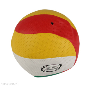 Wholesale size 5 pu <em>leather</em> soft training game <em>volleyball</em> for adults teens