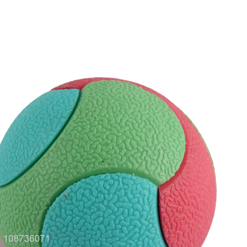 China supplier colourful durable pets dog toys ball for outdoor