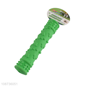 Low price green pets interactive toys teeth cleaning chewing toys