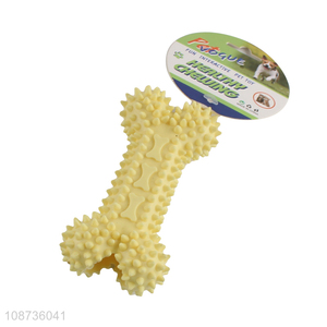New arrival yellow pets teeth healthy chewing squeaky toys