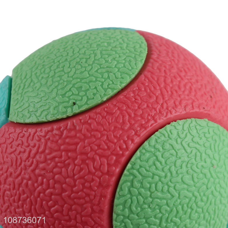 China supplier colourful durable pets dog toys ball for outdoor