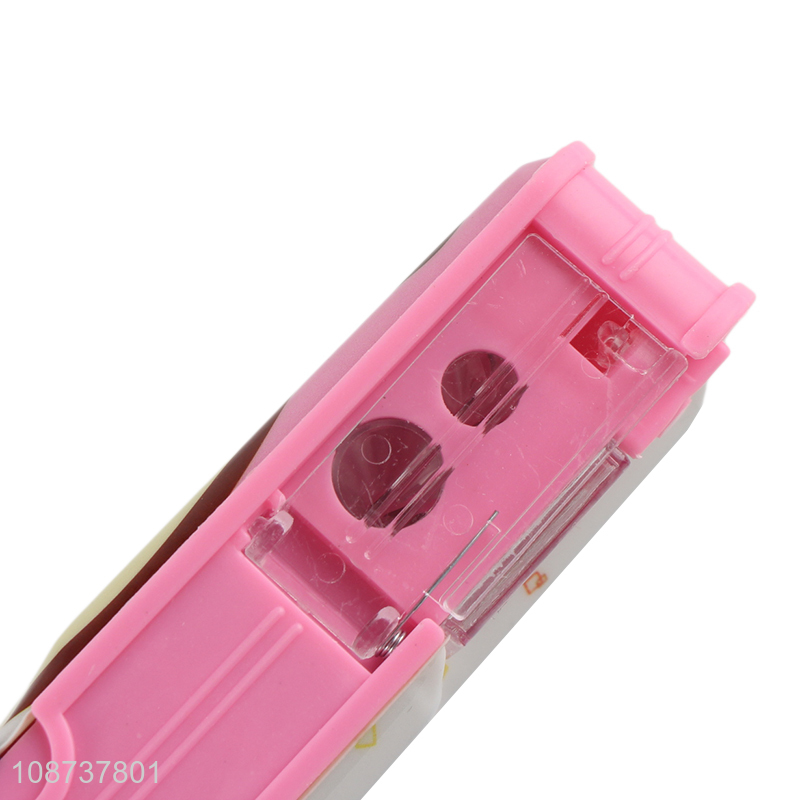 Most popular cartoon kids stationery storage pencil box with pencil sharpener