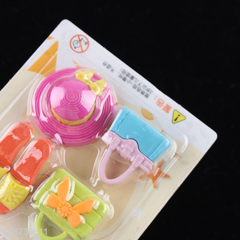 China supplier 3D pencil erasers puzzle erasers for kids students