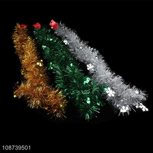 Popular product shiny Christmas tinsel garlands Christmas <em>party</em> <em>supplies</em>